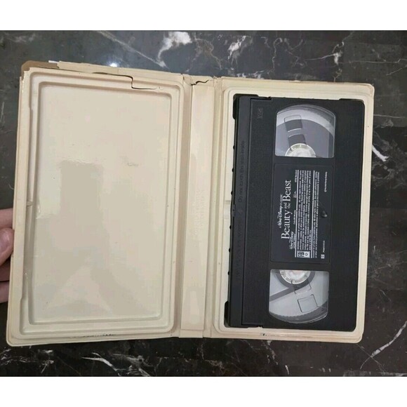 Beauty And The Beast Black Diamond VHS "Christmas Lead" Walt Disney Clamshell 92 - Picture 13 of 16